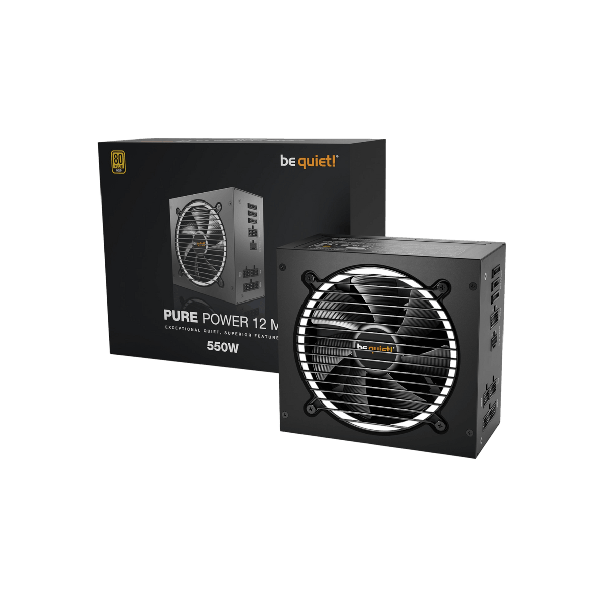 Zasilacz komputerowy Be quiet! Pure Power 12 M 550W BN341 80 Plus Gold.