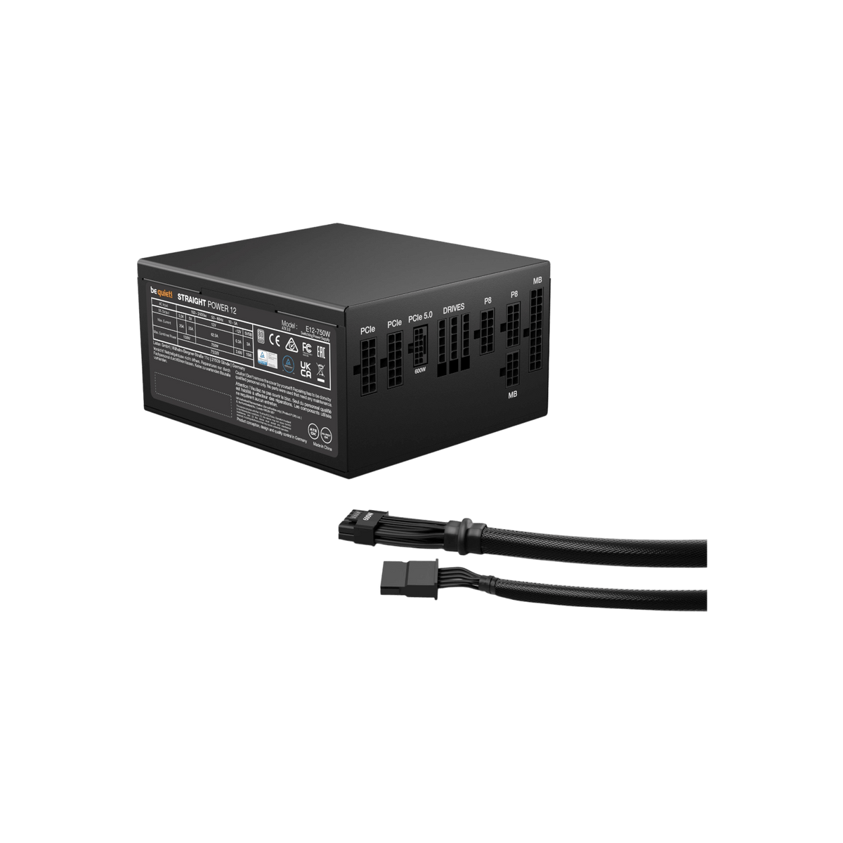 Zasilacz komputerowy Be quiet! Straight Power 12 750W BN336 80 Plus Platinum.