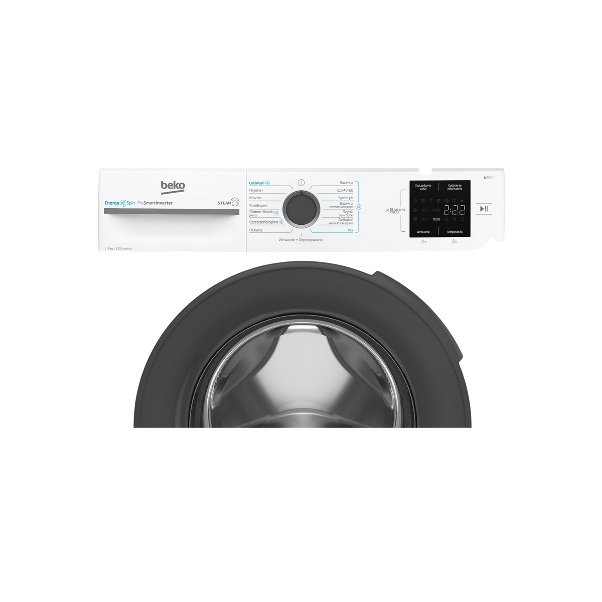 Pralka wolnostojąca Beko BM3WFU39215WAR 9kg 1200rpm.