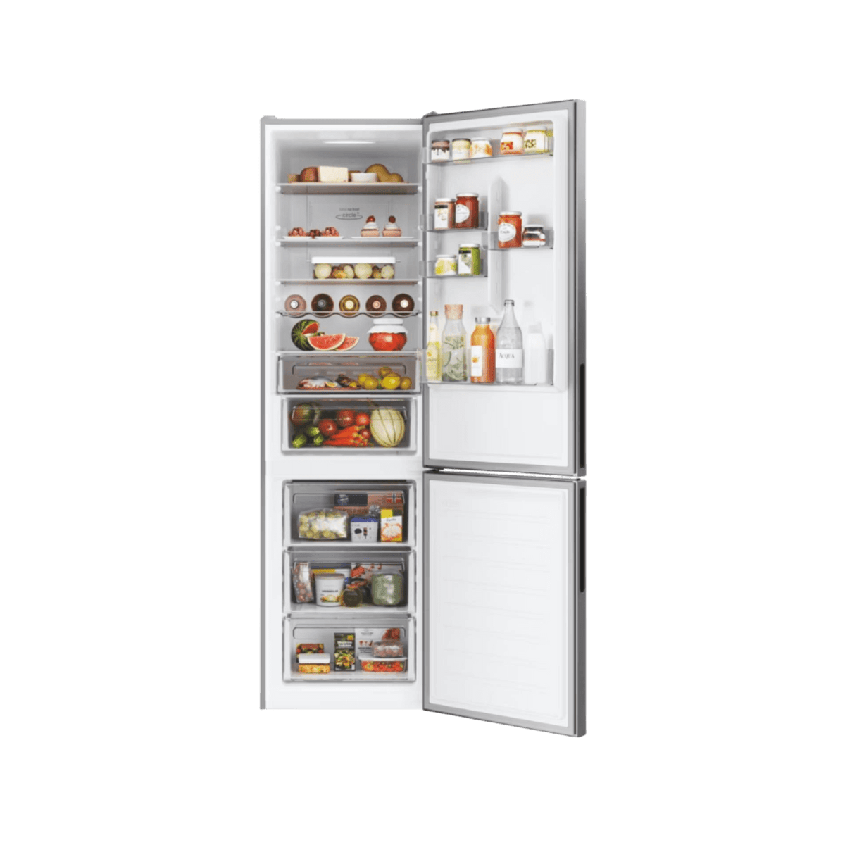 Lodówka wolnostojąca Candy CCE7T620EX No Frost 200cm.
