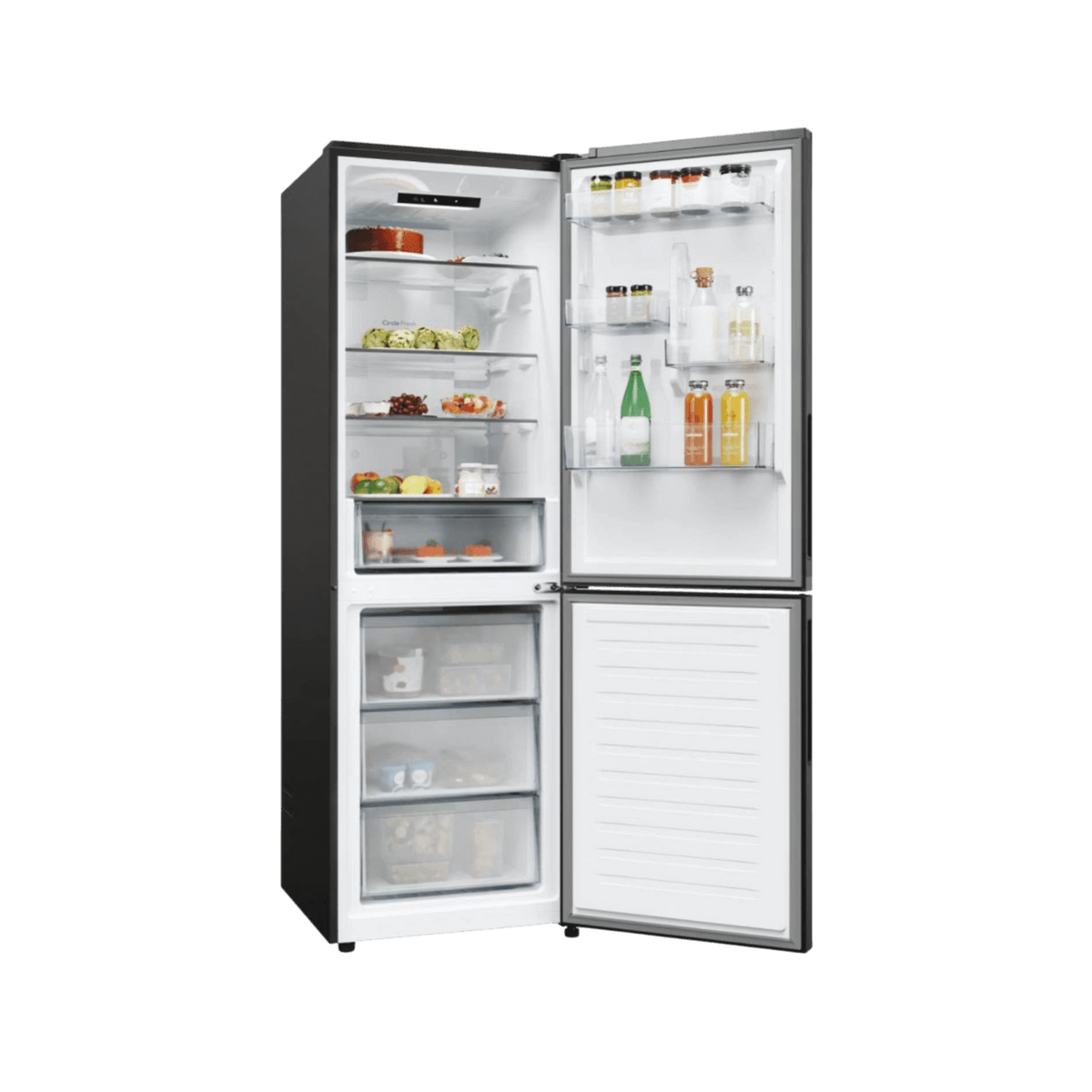 Lodówka wolnostojąca Candy CNCQ2T618EB No Frost 185cm.