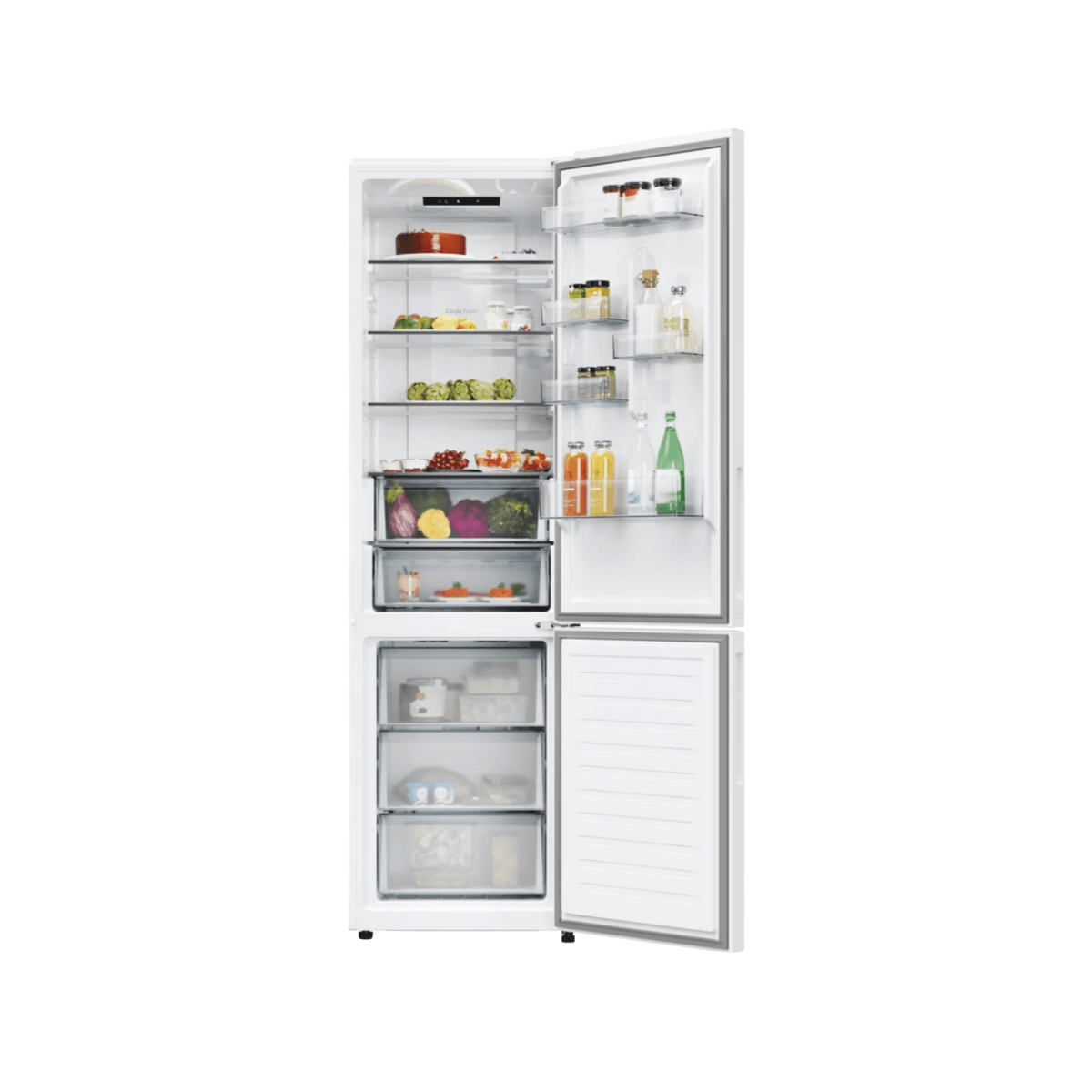 Lodówka wolnostojąca Candy CNCQ2T620DW No Frost 205cm.