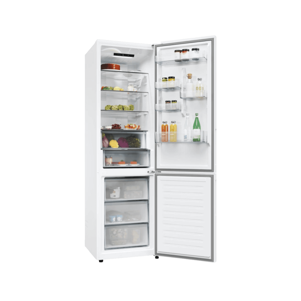 Lodówka wolnostojąca Candy CNCQ2T620DW No Frost 205cm.