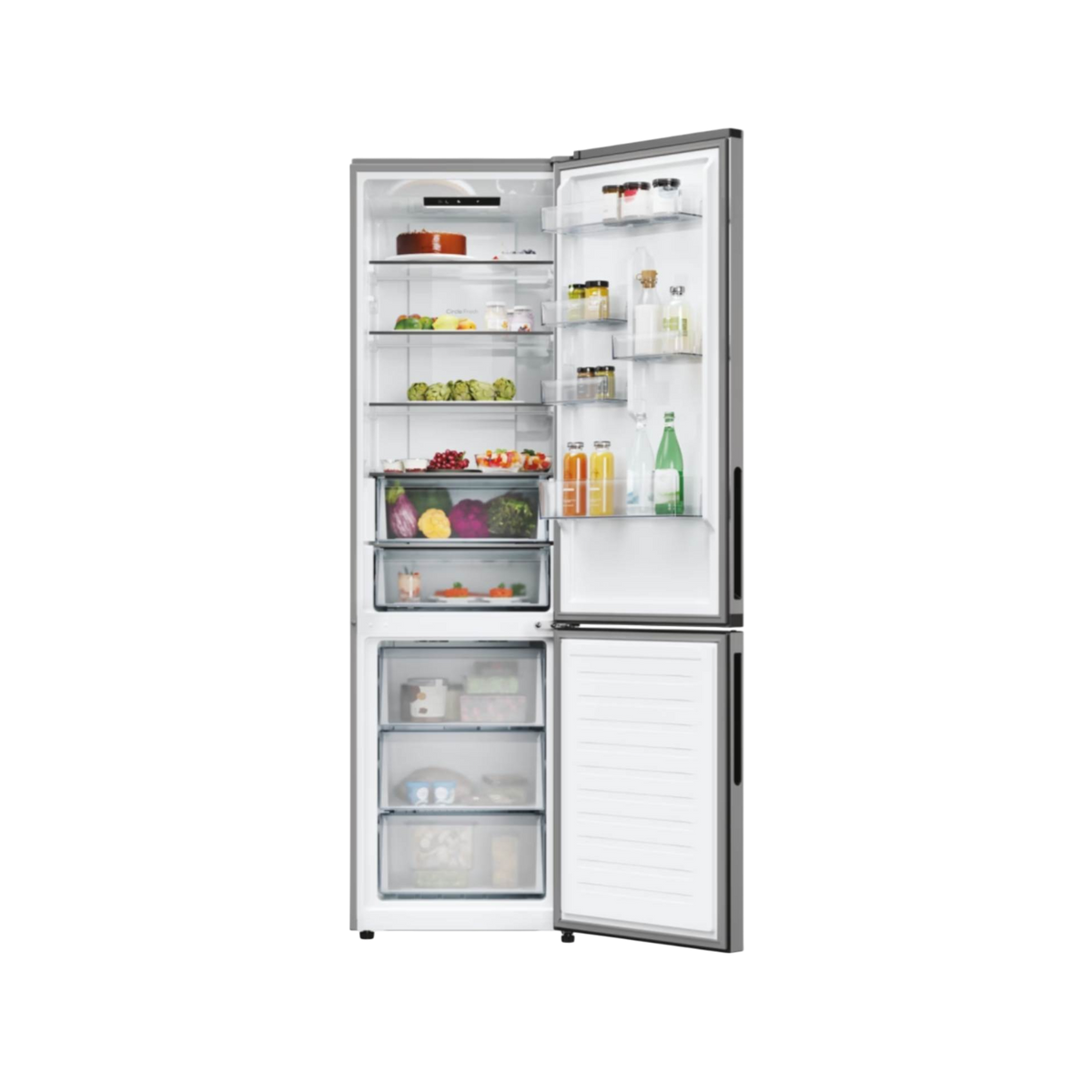 Lodówka wolnostojąca Candy CNCQ2T620DX No Frost 205cm.