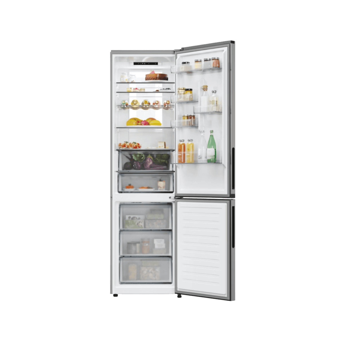 Lodówka wolnostojąca Candy CNCQ4T620DX No Frost 205cm.