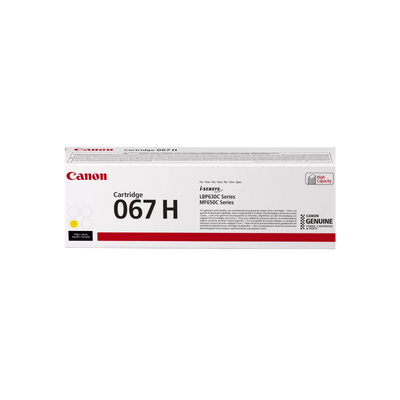 Toner do drukarki Canon 067 H i-SENSYS MF650C / LBP630C Żółty (Yellow) 2.35K 5103C002.