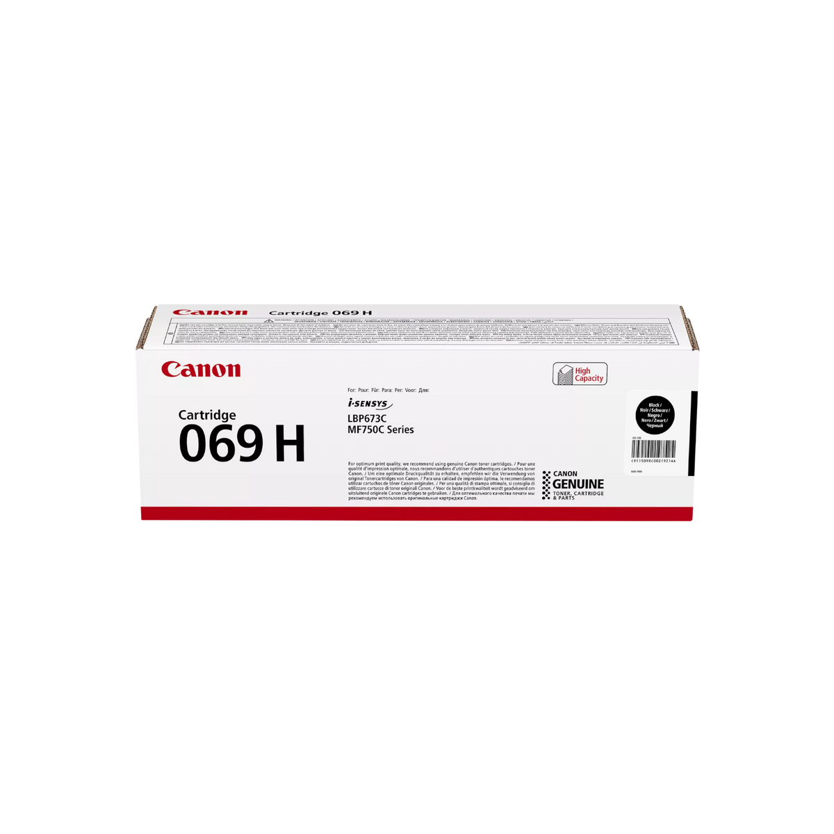 Toner do drukarki Canon 069 H i-SENSYS MF750C / LBP673C Czarny (Black) 5.5K 5098C002.