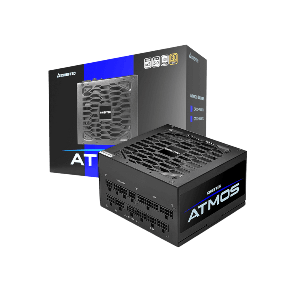 Zasilacz komputerowy Chieftec ATMOS CPX-750FC 750W 80 Plus Gold.