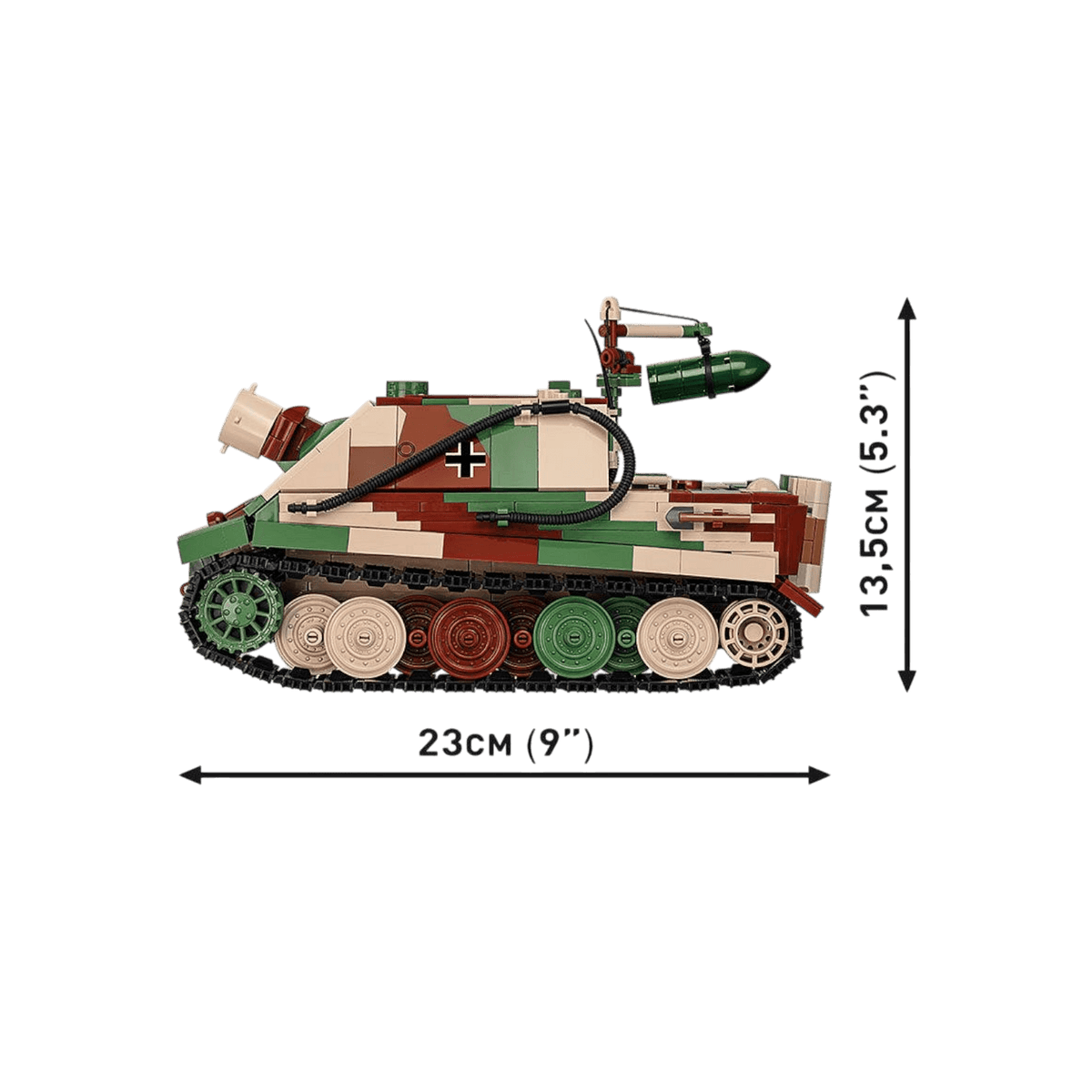 Cobi Klocki Czołg 38 cm Sturmmorser Sturmtiger.