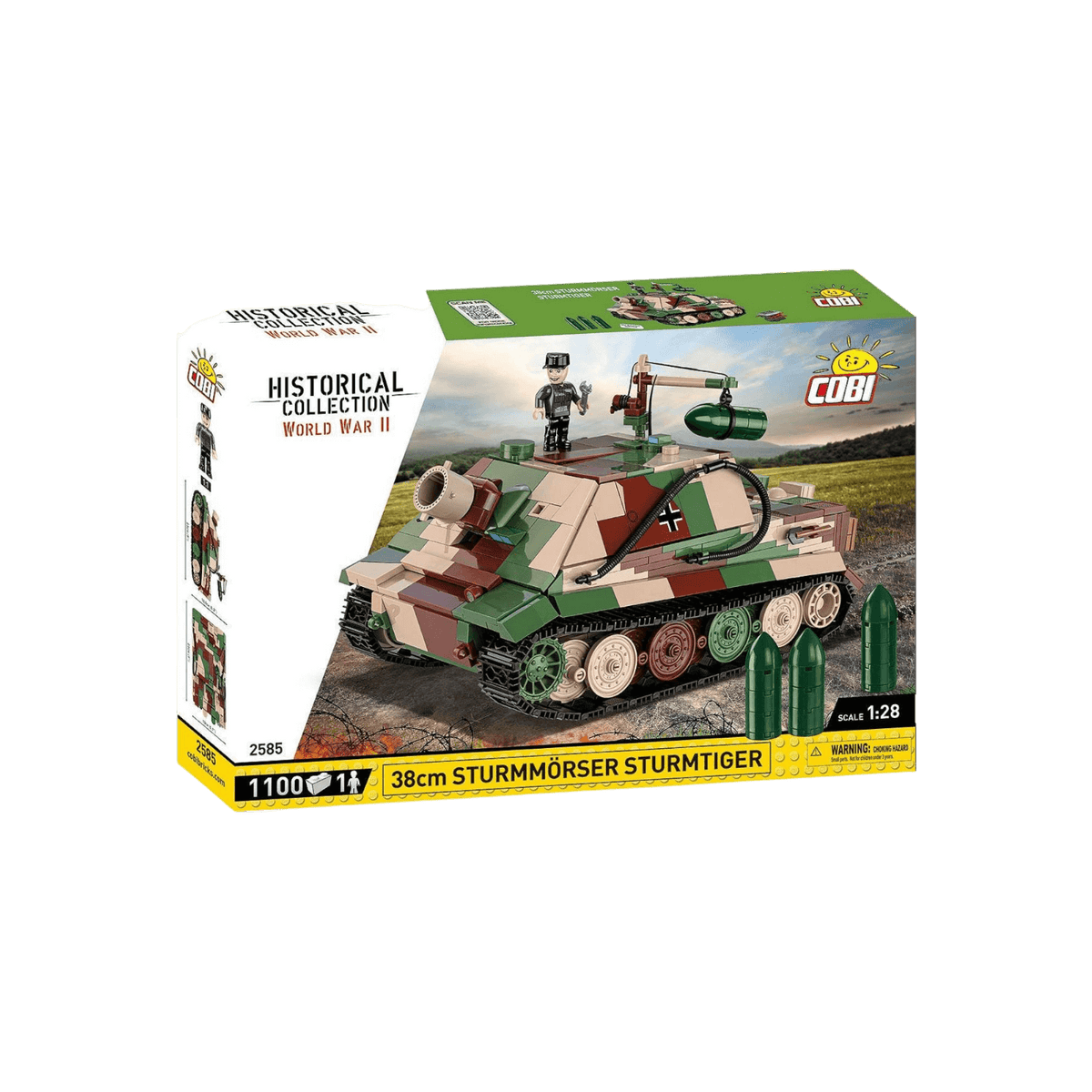 Cobi Klocki Czołg 38 cm Sturmmorser Sturmtiger.