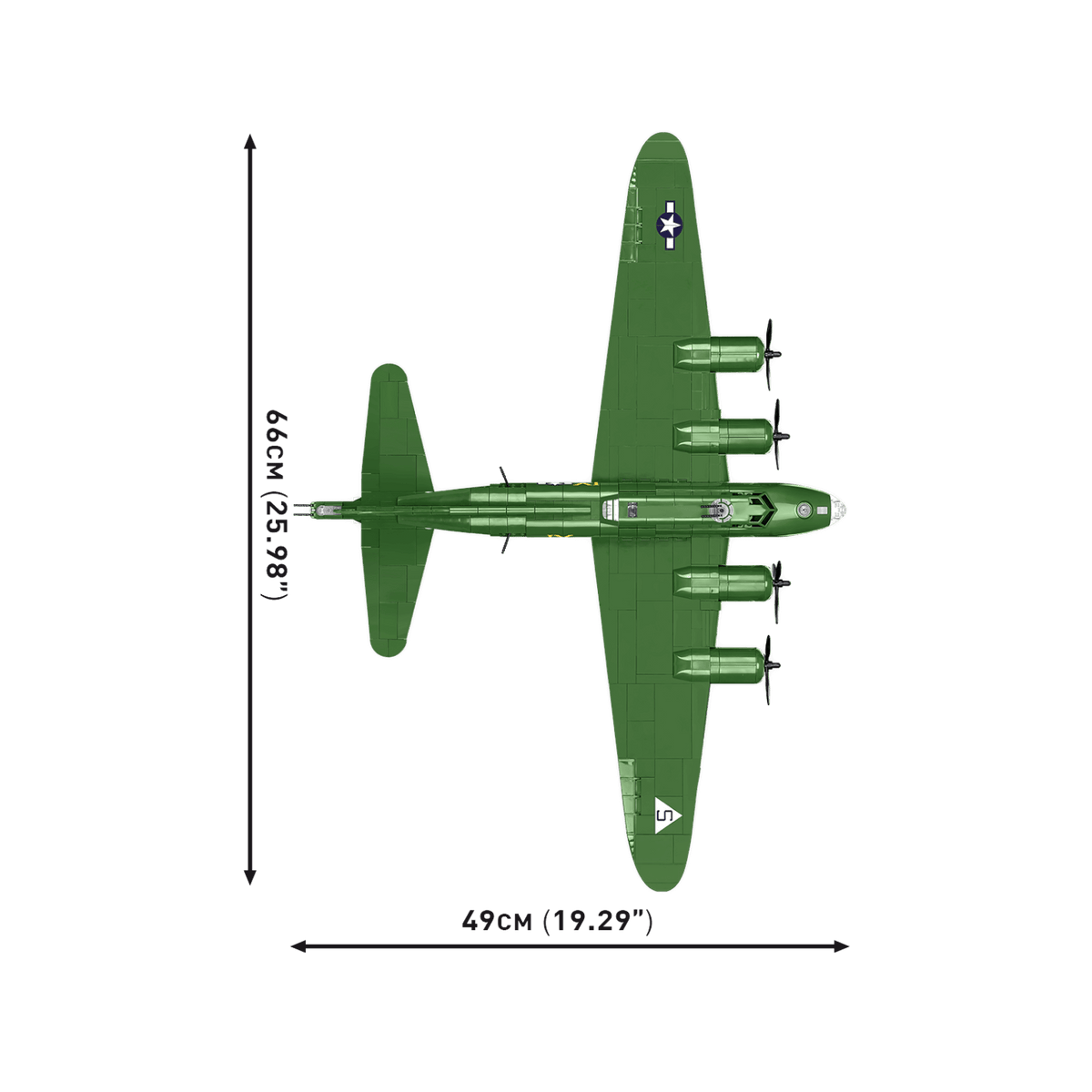 Cobi Klocki Boeing B-17G Flying Fortress.