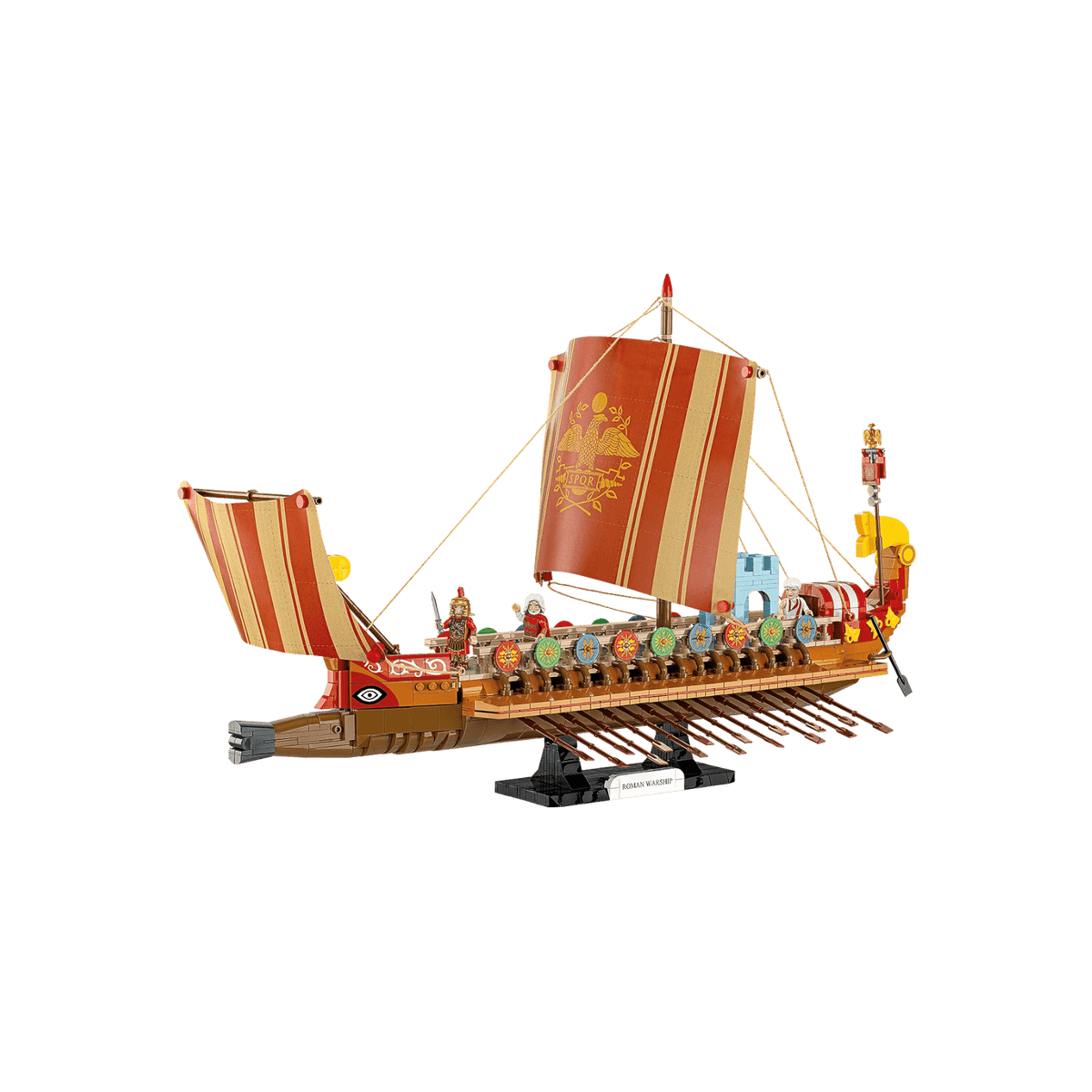 Cobi Klocki Imperium Romanum Rzymski okręt wojenny.