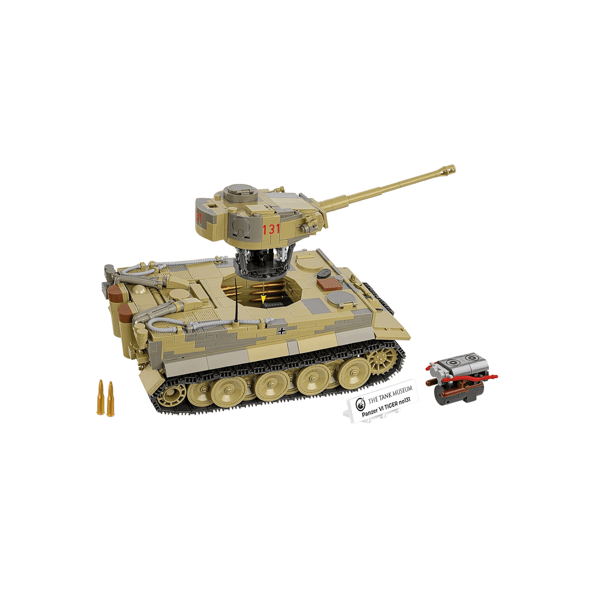Cobi Klocki World War II Panzer VI Tiger no131.