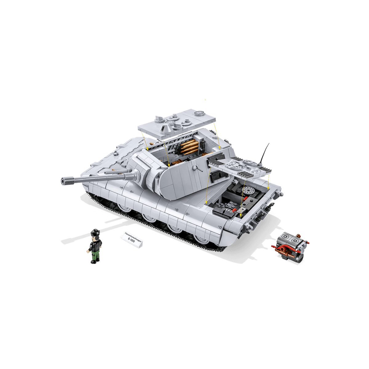 Cobi Klocki World War II Panzerkampfwagen E-100.