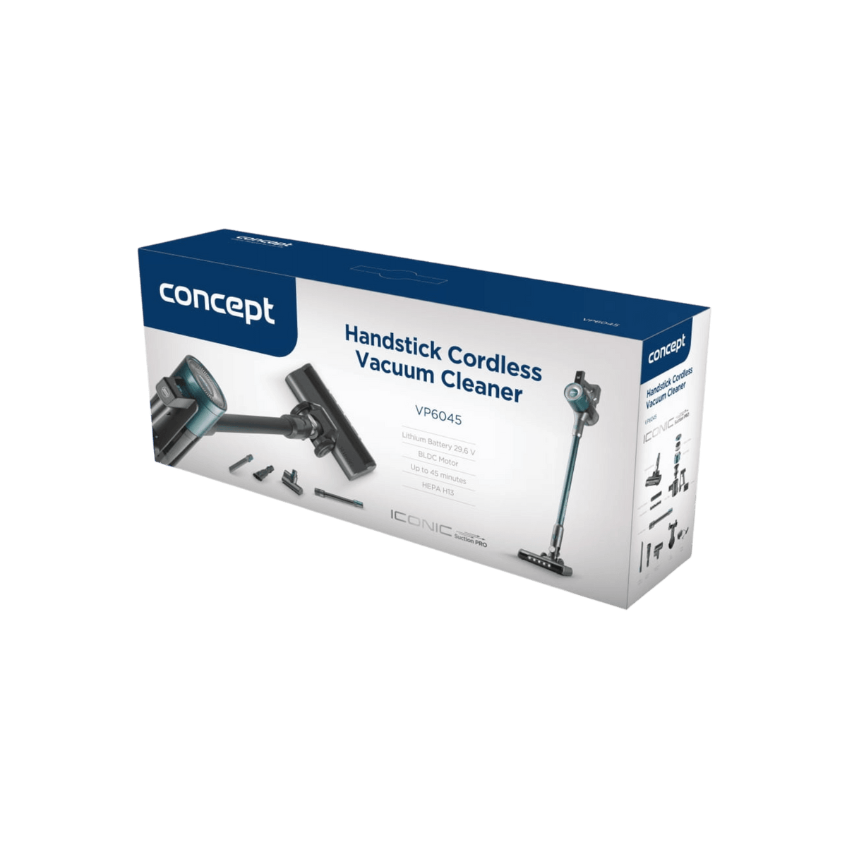 Odkurzacz pionowy Concept Iconic Suction Pro VP6045.