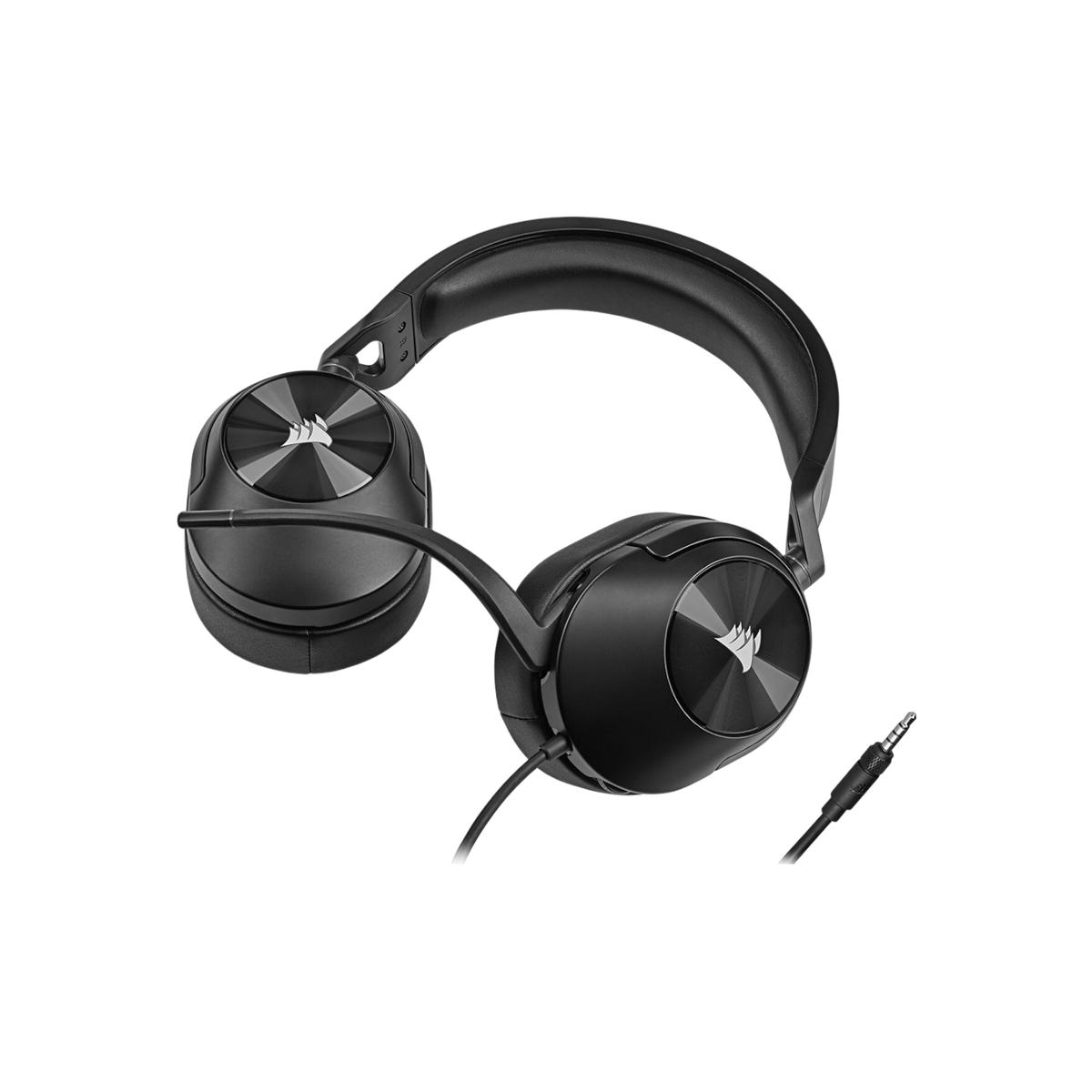 Słuchawki gamingowe przewodowe nauszne Corsair HS55 Stereo Carbon.