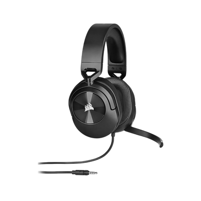 Słuchawki gamingowe przewodowe nauszne Corsair HS55 Surround Carbon.