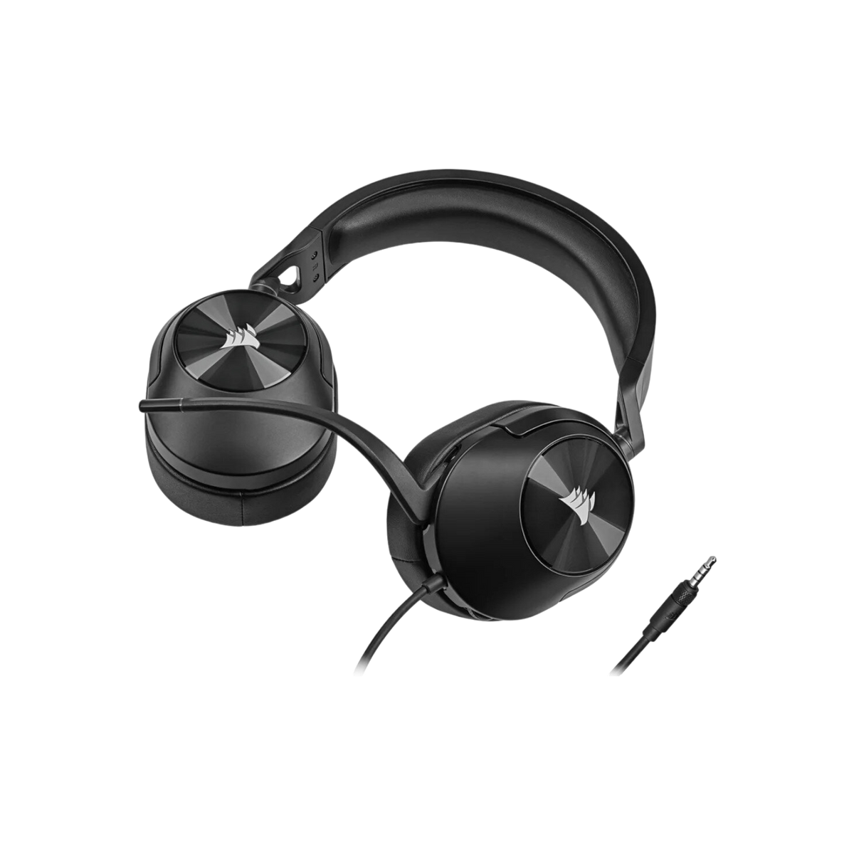 Słuchawki gamingowe przewodowe nauszne Corsair HS55 Surround Carbon.