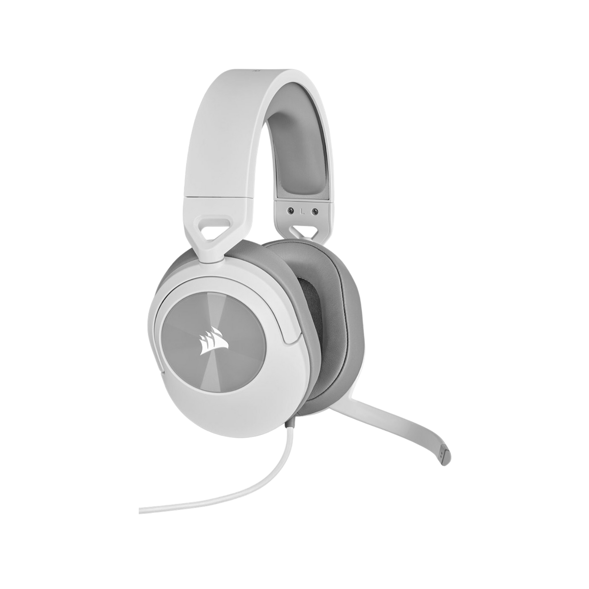Słuchawki gamingowe przewodowe nauszne Corsair HS55 Surround Biały.