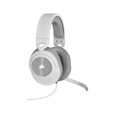 Słuchawki gamingowe przewodowe nauszne Corsair HS55 Surround Biały.