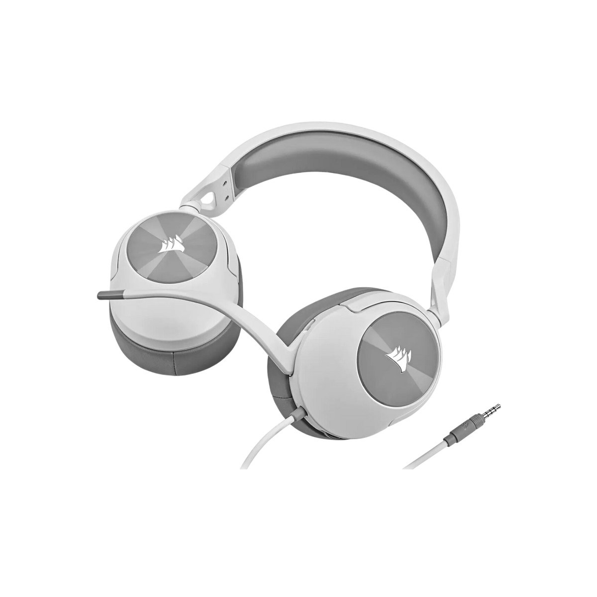 Słuchawki gamingowe przewodowe nauszne Corsair HS55 Surround Biały.