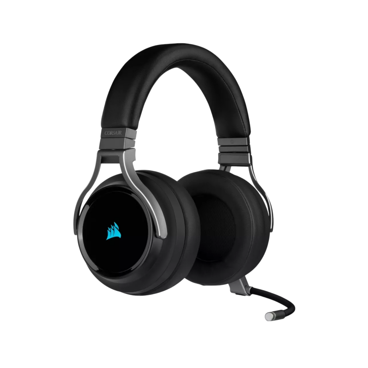 Słuchawki gamingowe bezprzewodowe nauszne Corsair Virtuoso RGB Wireless Carbon.