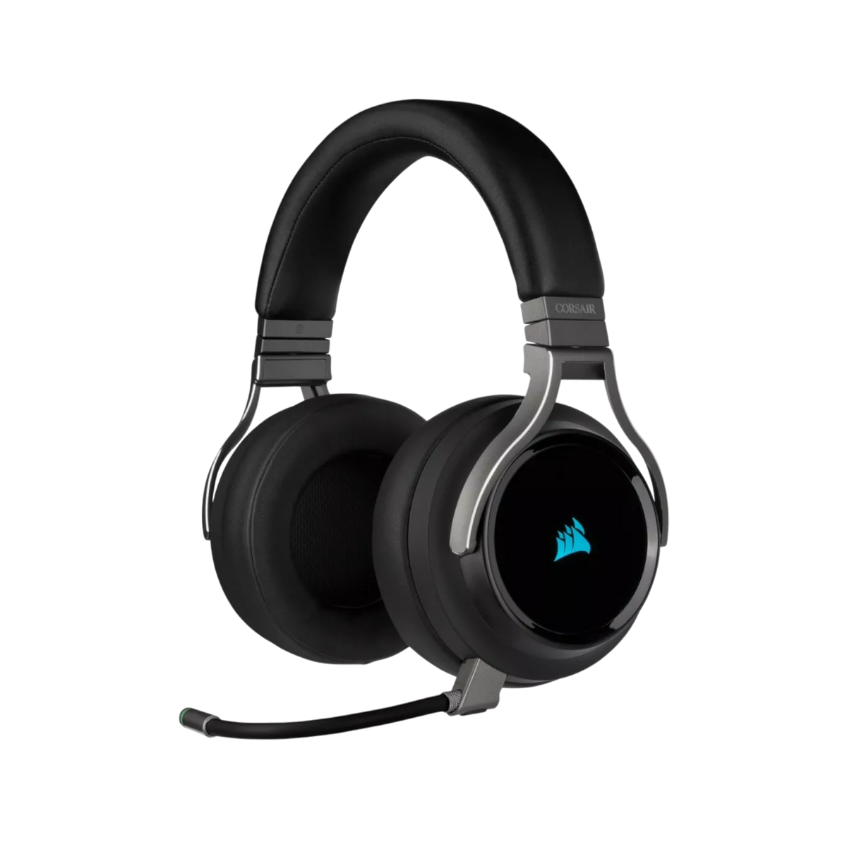 Słuchawki gamingowe bezprzewodowe nauszne Corsair Virtuoso RGB Wireless Carbon.
