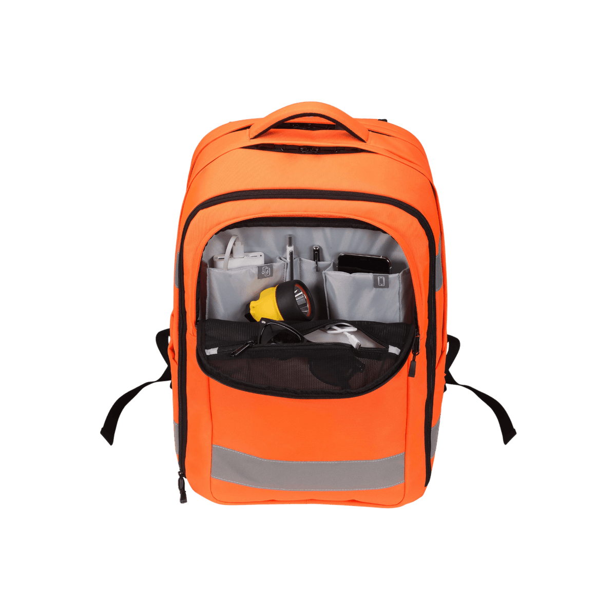 Plecak na laptopa 17,3" DICOTA HI-VIS 32-38l Odblaskowy Pomarańczowy.