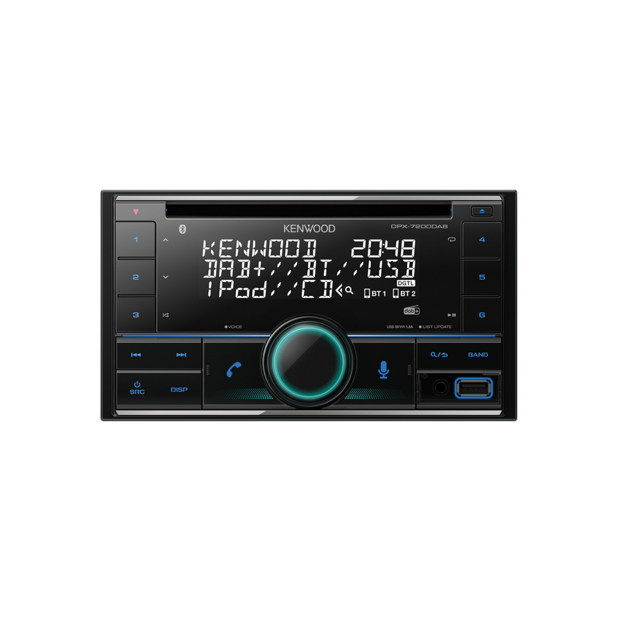 Radio samochodowe Kenwood DPX-7200DAB.