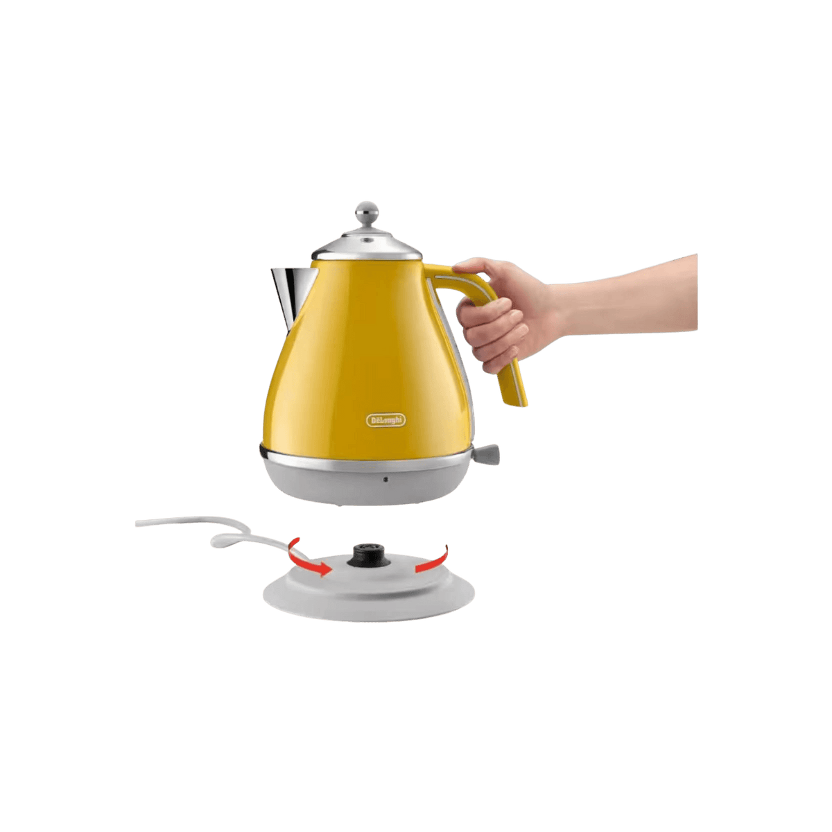 Czajnik elektryczny DeLonghi Icona Capitals New York Yellow KBOC 2001.Y.