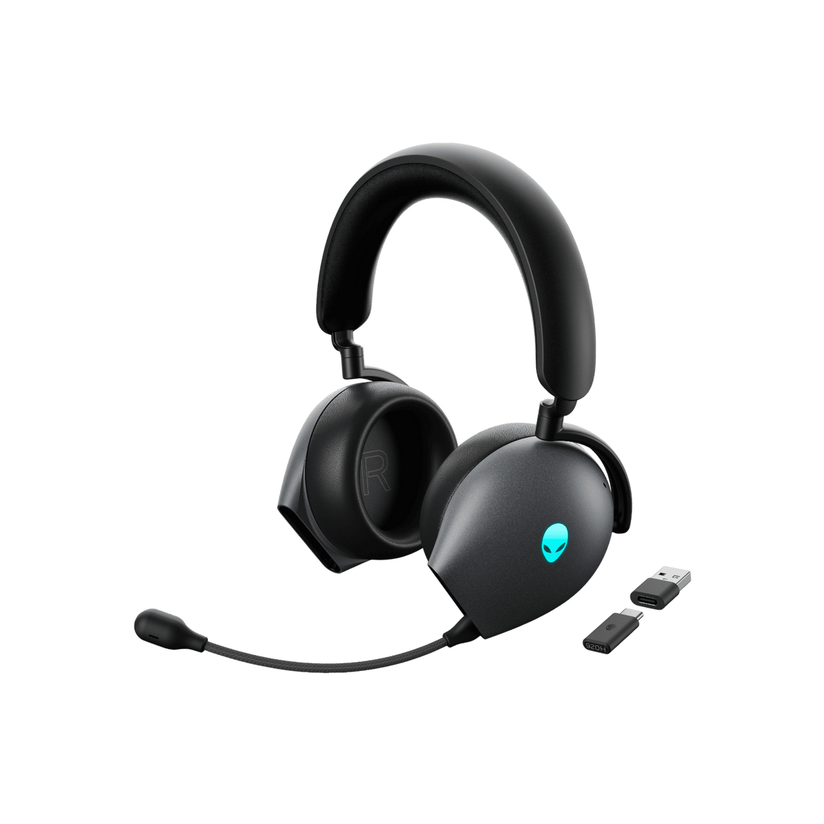 Słuchawki gamingowe bezprzewodowe nauszne Dell Alienware Tri-Mode AW920H.