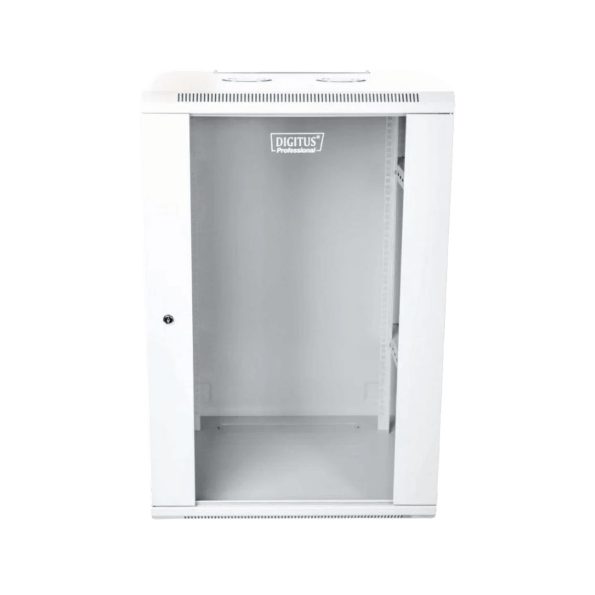 Szafa rack Digitus 19" 15U 600x600mm wisząca Drzwi szklane Szary.
