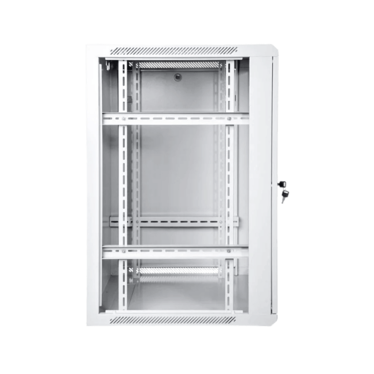 Szafa rack Digitus 19" 15U 600x600mm wisząca Drzwi szklane Szary.