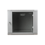 Szafa rack Digitus 19" 9U 600x450mm wisząca Drzwi szklane Szary.