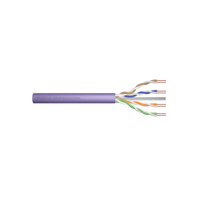 Kabel sieciowy Digitus U/UTP Kat.6 Eca Drut AWG 24/1 PVC 305m Fioletowy.