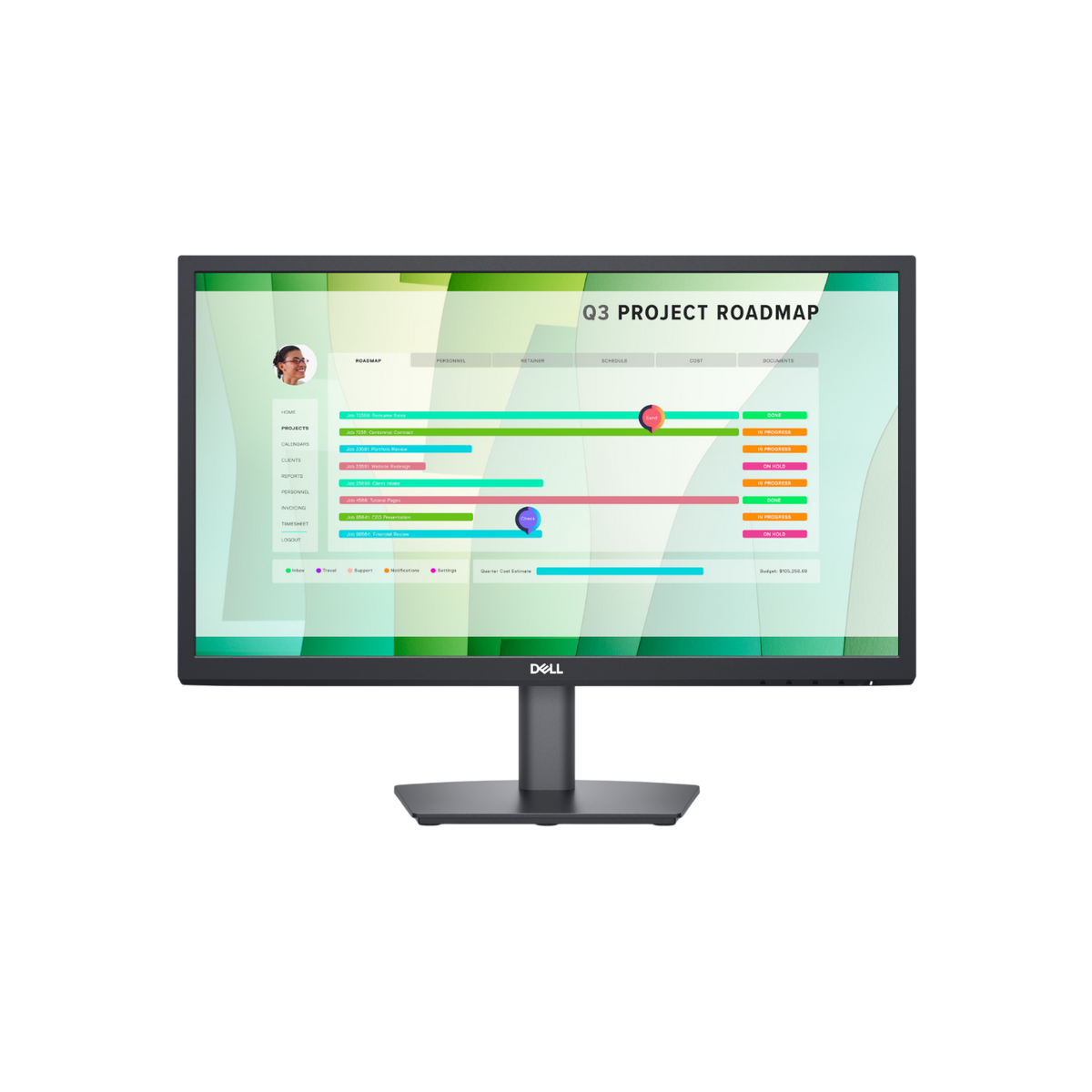 Monitor Dell E2223HN 21,5" VA Full HD.