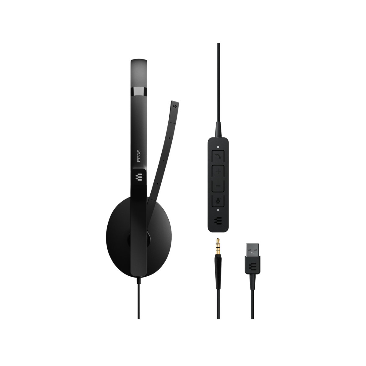 Słuchawki przewodowe nauszne EPOS ADAPT 165T USB II.