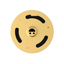Wideodomofon EZVIZ DP2C Golden Wi-Fi.