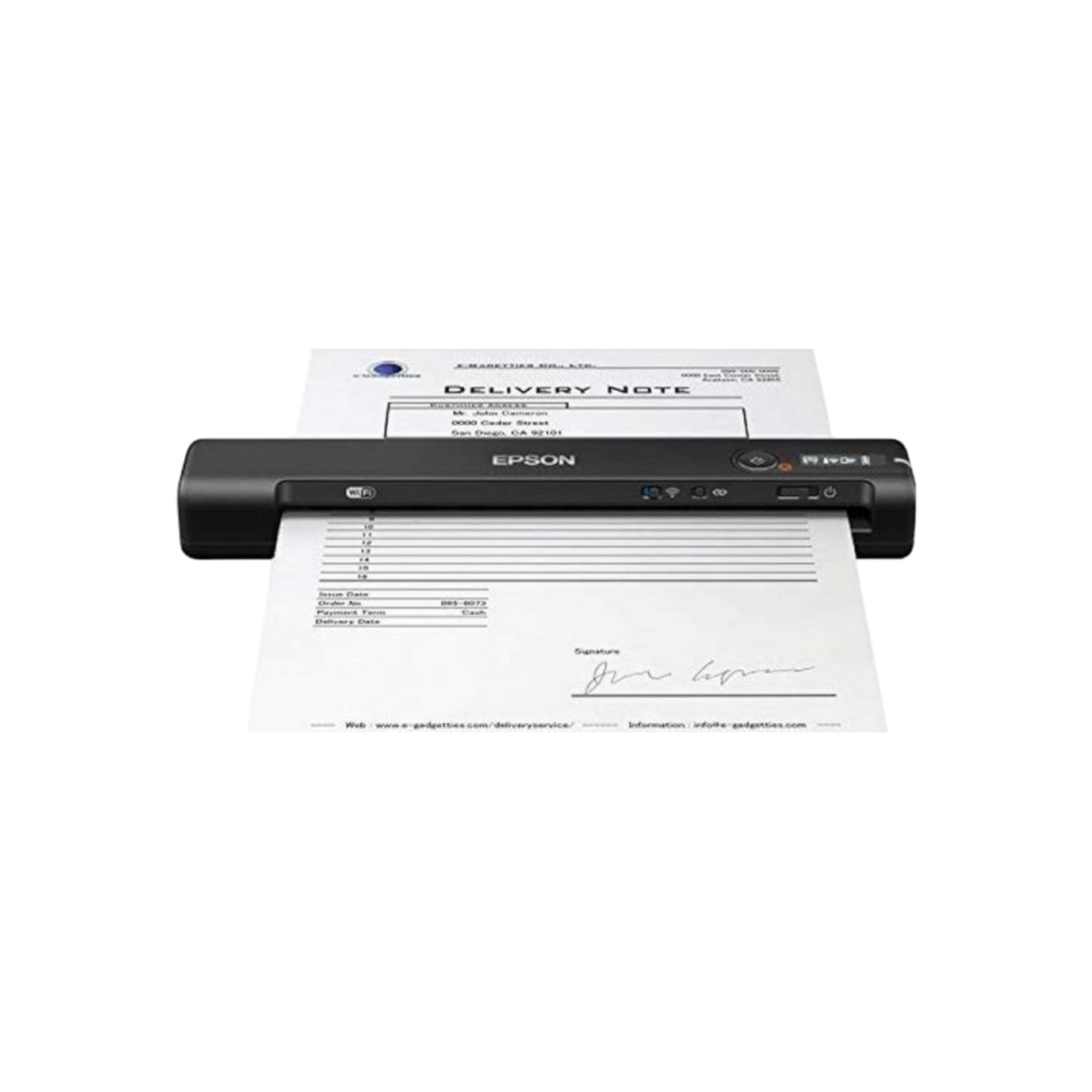 Skaner przenośny Epson WorkForce ES-60W.