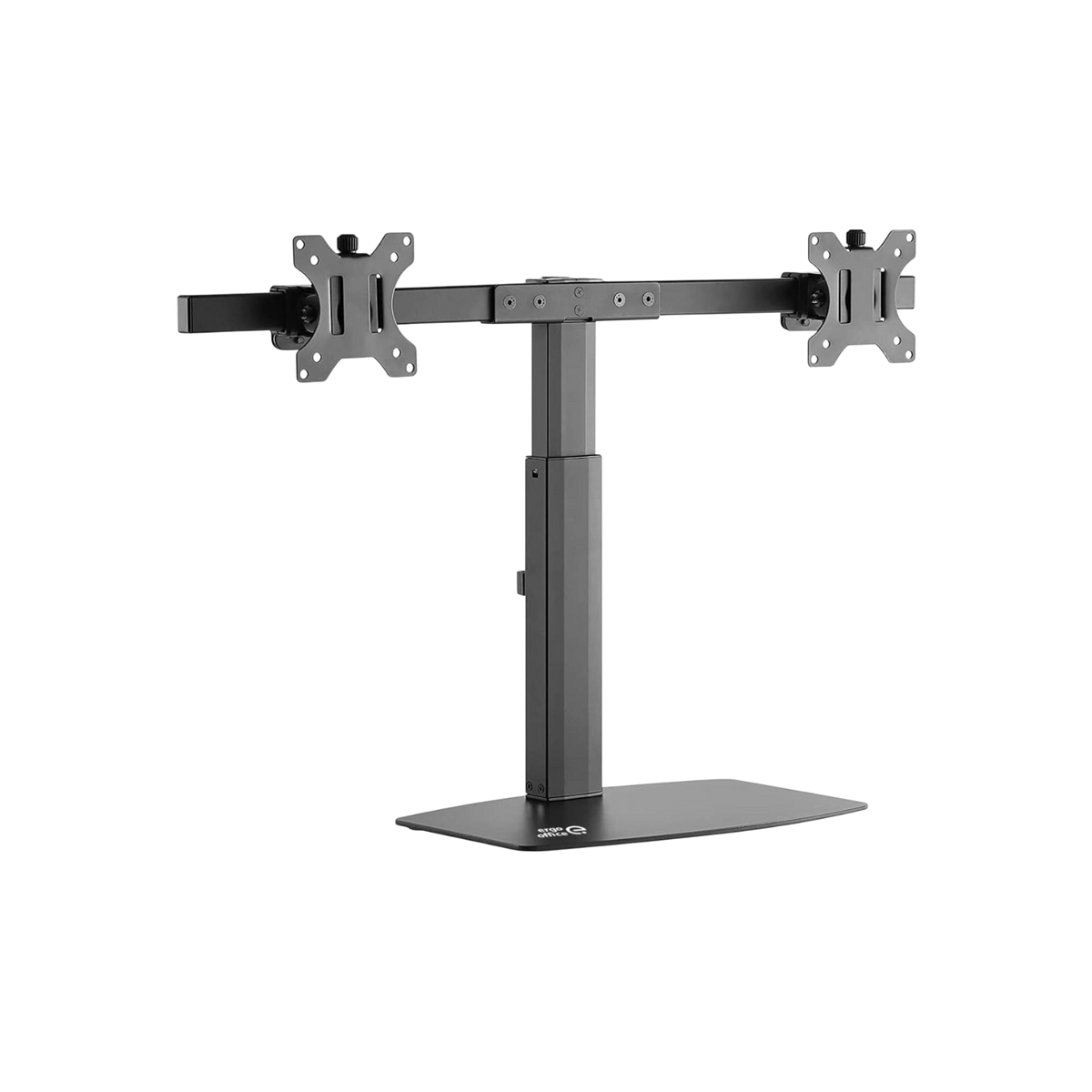Uchwyt biurkowy wolnostojący na dwa monitory Maclean Ergo Office ER-411 VESA 17" - 27" 6kg.
