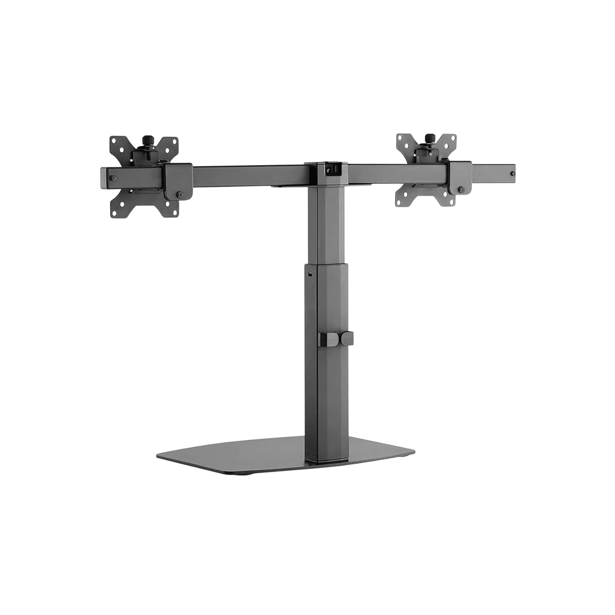 Uchwyt biurkowy wolnostojący na dwa monitory Maclean Ergo Office ER-411 VESA 17" - 27" 6kg.
