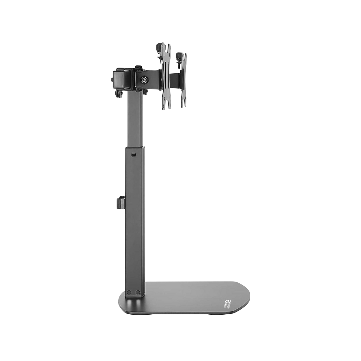 Uchwyt biurkowy wolnostojący na dwa monitory Maclean Ergo Office ER-411 VESA 17" - 27" 6kg.