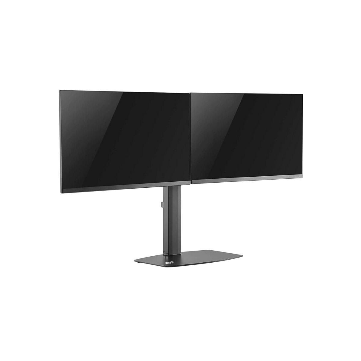 Uchwyt biurkowy wolnostojący na dwa monitory Maclean Ergo Office ER-411 VESA 17" - 27" 6kg.