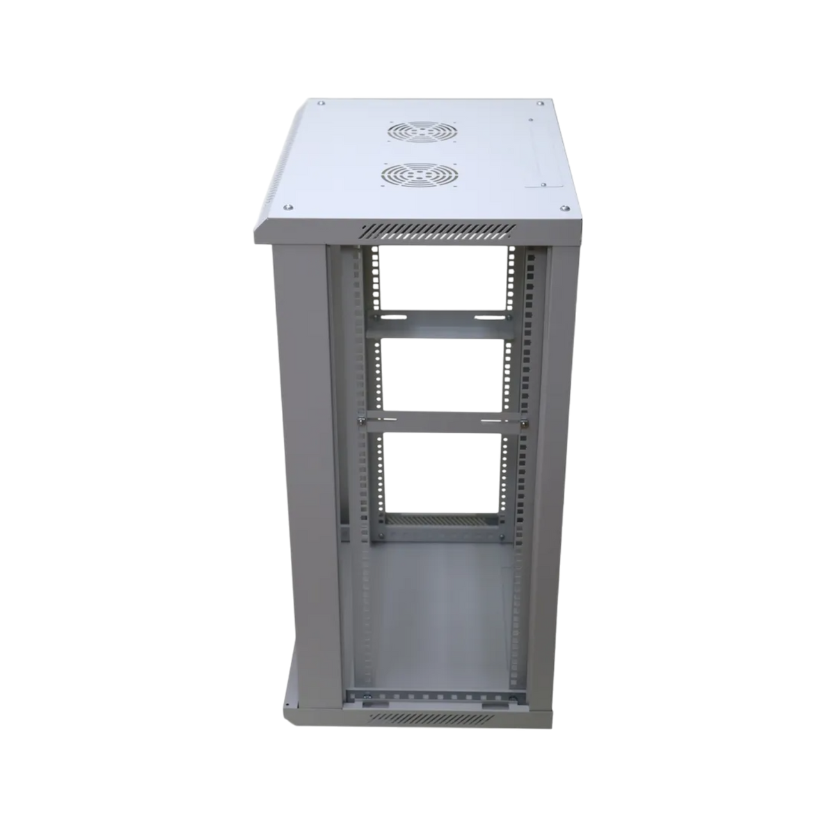Szafa rack Extralink 19" 18U 600x450mm wisząca Szary.