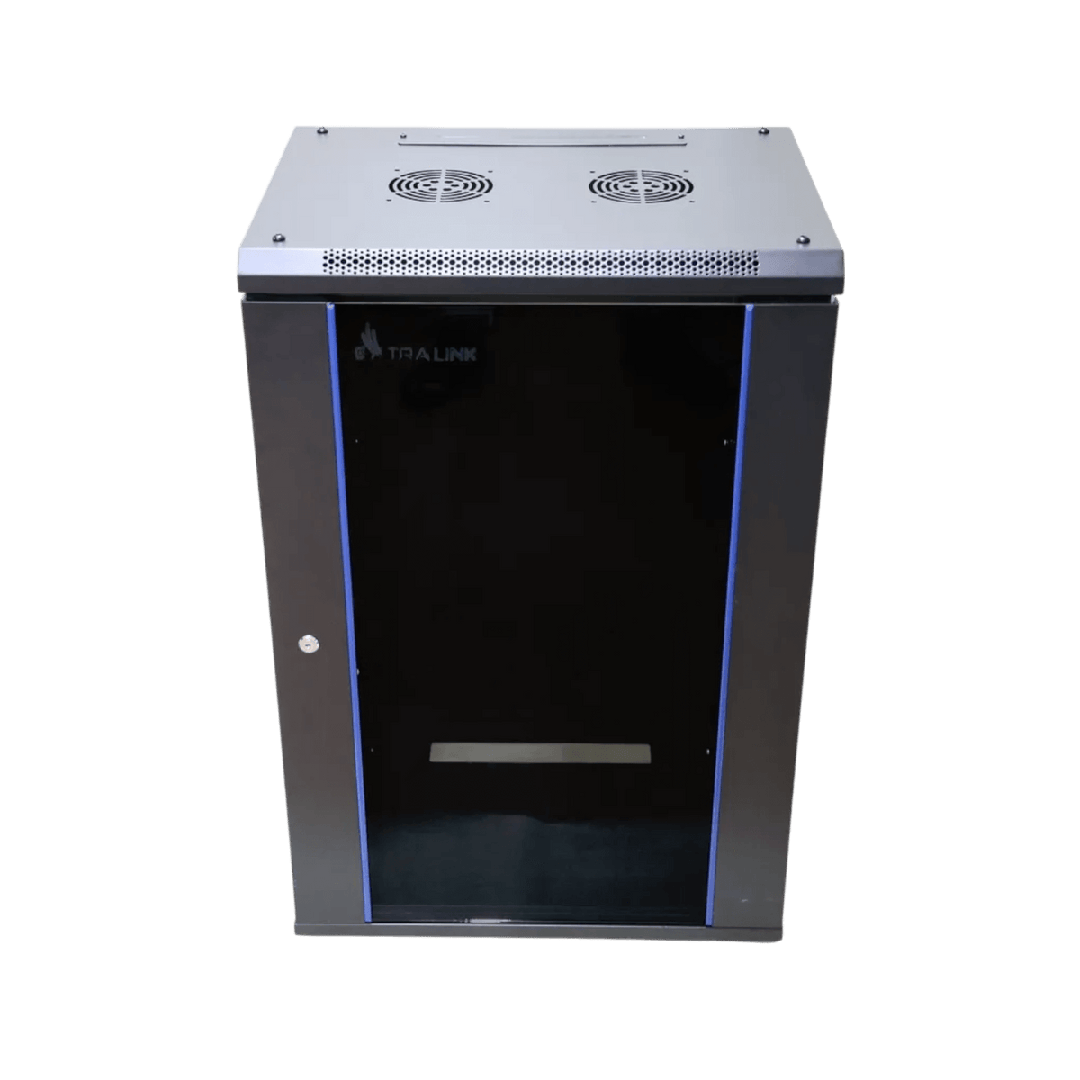 Szafa rack Extralink 19" 18U 600x450mm wisząca Czarny.
