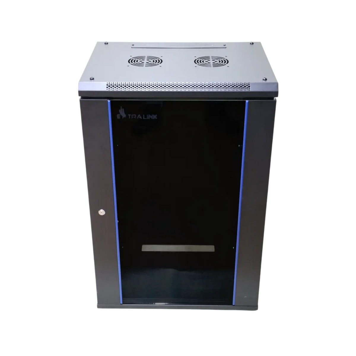 Szafa rack Extralink 19" 18U 600x600mm wisząca Czarny.