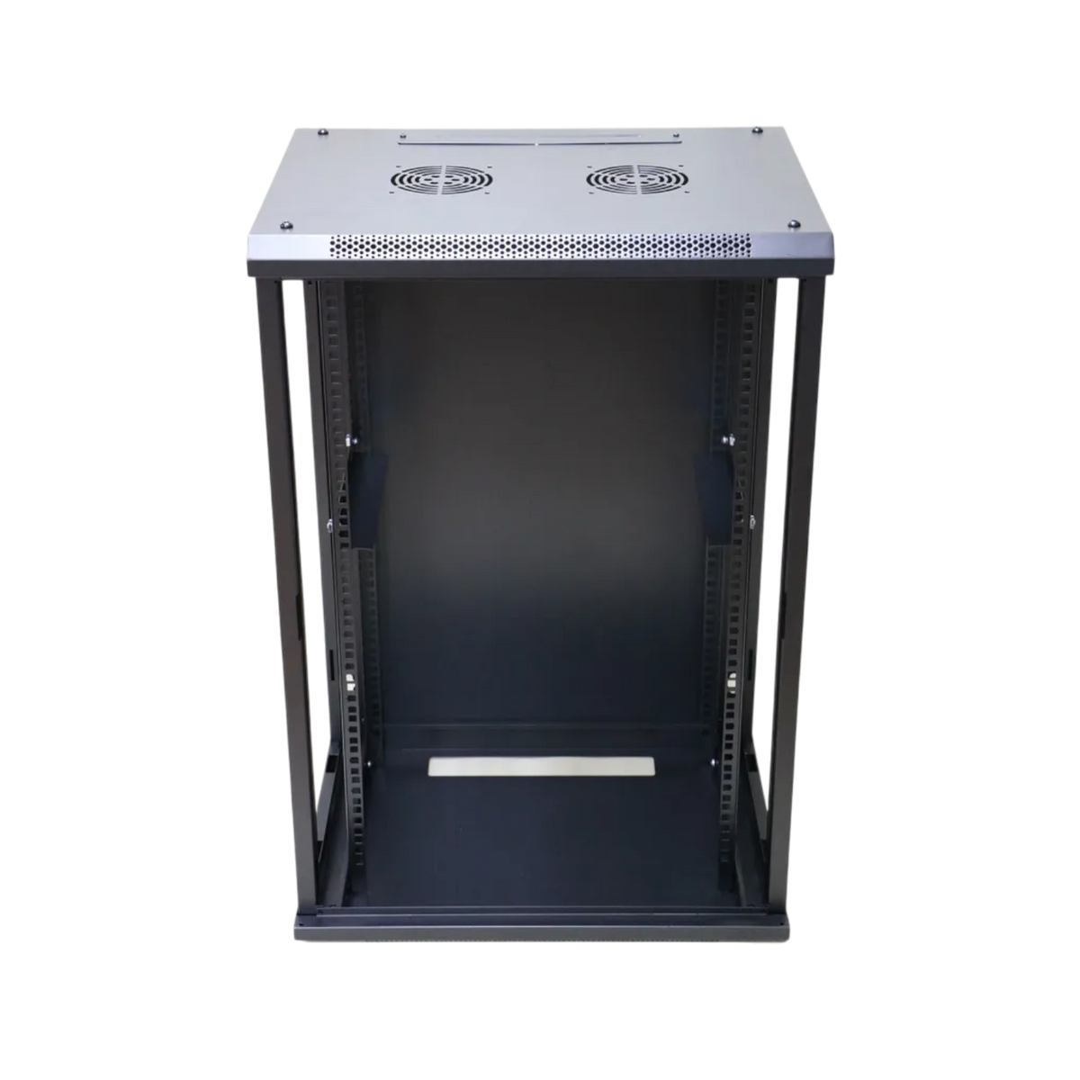 Szafa rack Extralink 19" 18U 600x600mm wisząca Czarny.