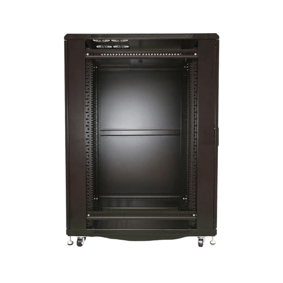 Szafa rack Extralink 19" 32U 600x800mm stojąca Czarny.