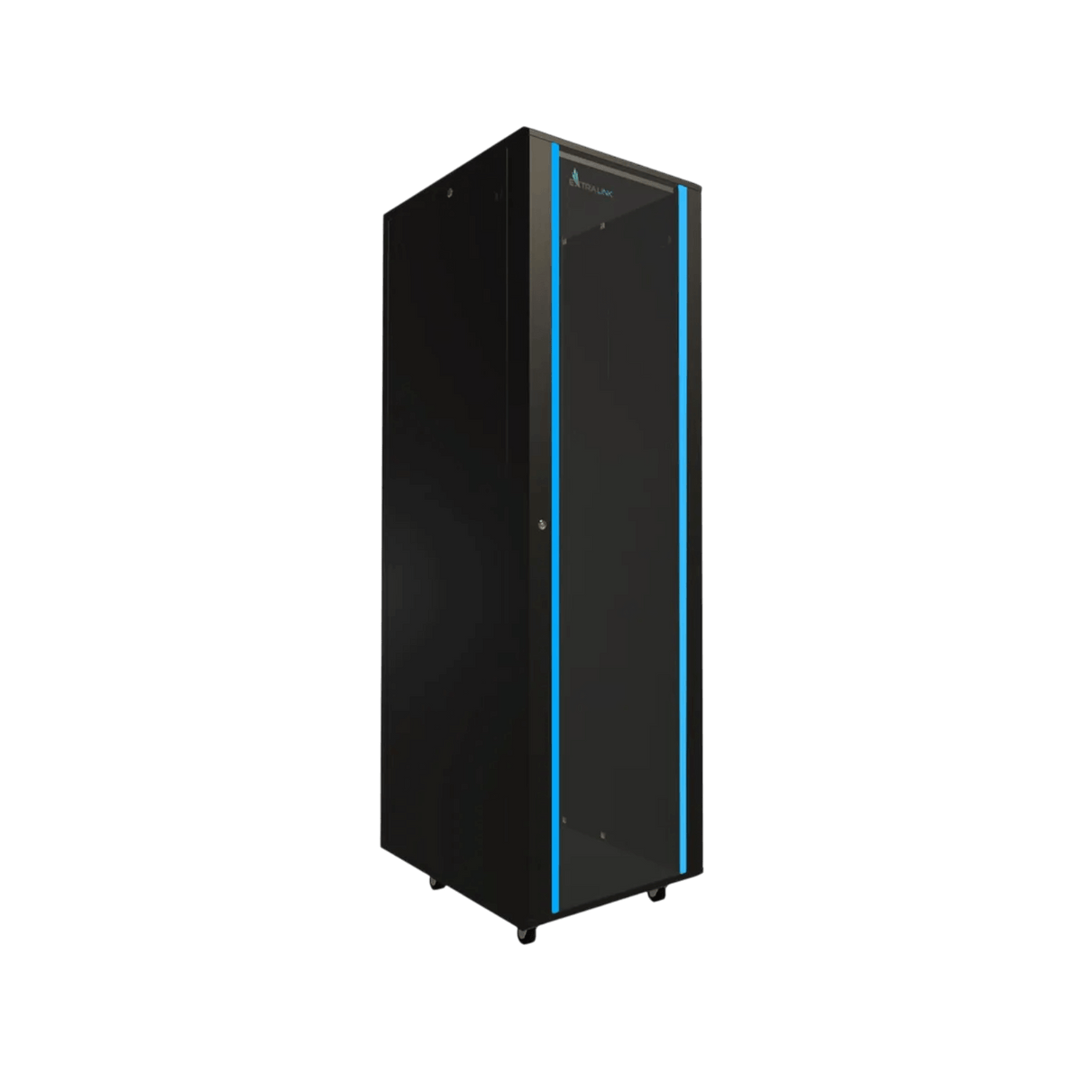 Szafa rack Extralink 19" 42U 600x800mm stojąca Czarny.