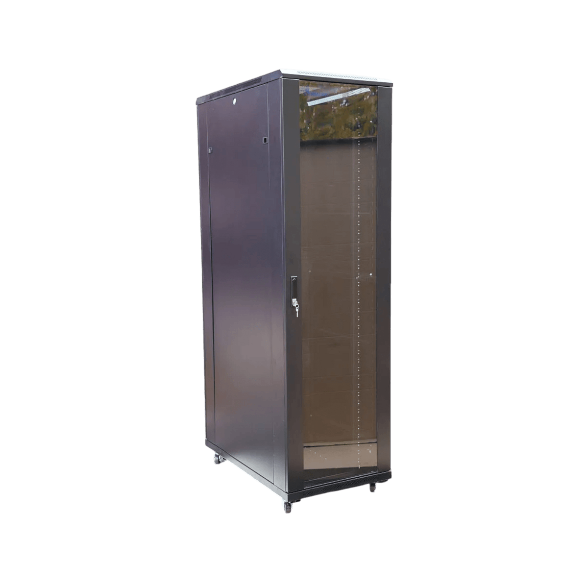 Szafa rack Extralink 19" 42U 600x800mm stojąca Czarny.